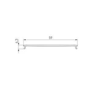 Экран LINE-6070-3000 OPAL (Arlight, Пластик)