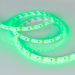 Лента RTW 2-5000SE 12V Green 2x (3528, 600 LED, LUX) (Arlight, 9.6 Вт/м, IP65)