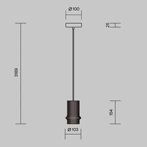 Подвесной светильник Maytoni MOD430PL-L5W3K