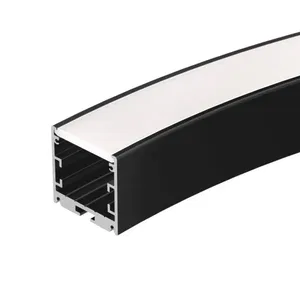 Профиль SL-ARC-3535-D800-A90 BLACK (630мм, дуга 1 из 4) (Arlight, Алюминий)