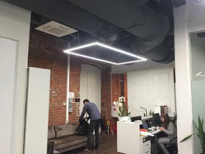 Светильник HOKASU Frame (5050/560x560/ral9003 – 85w/3085/LT70)