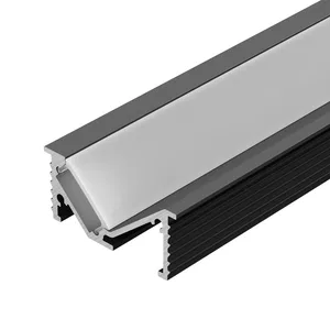 Профиль SL-BEVEL-W32-F-2000 ANOD BLACK (Arlight, Алюминий)