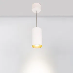 Светильник подвесной SP-POLO-R85-2-15W Day White 40deg (White, Gold Ring) (Arlight, IP20 Металл, 3 года)