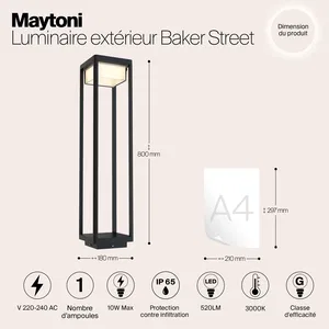 Ландшафтный светильник Outdoor O021FL-L10B3K