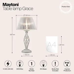 Настольный светильник Maytoni ARM247-00-G