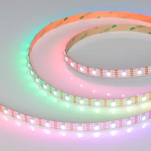 Лента SPI-B60-10mm 5V RGB-PX1-BPT (12 W/m, IP20, 5060, 5m) (Arlight, бегущий огонь)