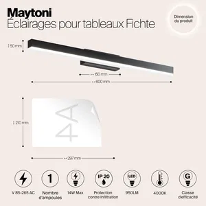Подсветка Maytoni MIR012WL-L14B4K