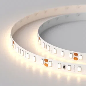 Лента RT-A120-8mm 24V Warm3000 (14.4 W/m, IP20, 2835, 5m) (Arlight, Открытый)