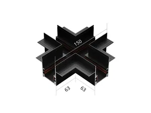 Соединительный элемент HOKASU OneLine Edgeless (X/RAL9005)