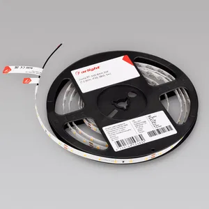 Лента RT-A60-8mm 24V Warm3000 (7.2 W/m, IP20, 2835, 5m) (Arlight, Открытый)