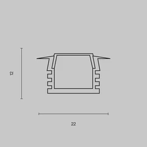 Профиль Led Strip ALM006S-2M