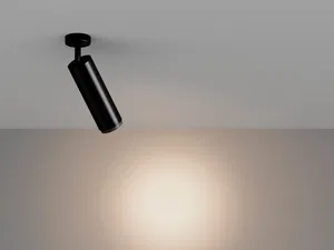Накладной светильник HOKASU Tube ON Zoom (85-160/ral9003 – 20w/5098/12-50deg)