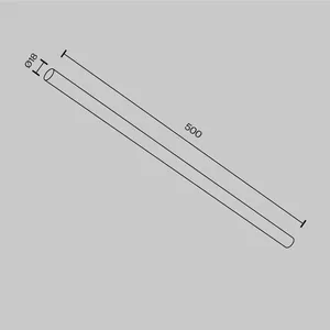 Комплектующие для систем освещения с токоведущими элементами Technical CA001-L500-BS