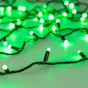 Светодиодная гирлянда ARD-STRING-CLASSIC-20000-BLACK-200LED-MILK-SYNC RGB (230V, 13W) (Ardecoled, IP65, 1 год)