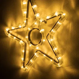 Фигура светодиодная ARD-STAR-M4-200x220-36LED Warm (230V, 2.5W) (Ardecoled, IP65, 1 год)