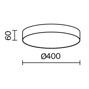 Потолочный светильник Technical C032CL-45W3K-RD-B