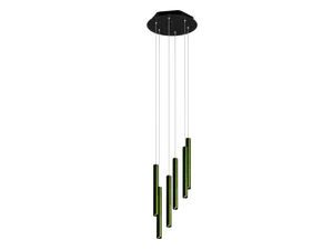 Подвесной светильник HOKASU Tube Cascade (40-320/ral9003 – 42w/3090/36deg)