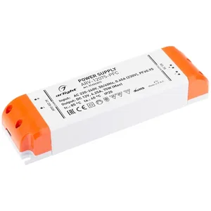 Блок питания ARV-12075-PFC (12V, 6.25A, 75W) (Arlight, IP20 Пластик, 2 года)
