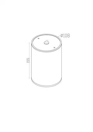 Уличный потолочный светильник Outdoor O306CL-L12GF