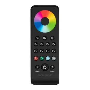 Пульт SMART-R43-RGBW Black (1 зона, 2.4G) (Arlight, IP20 Пластик, 5 лет)