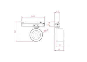 Трековый светильник Technical TR023-1