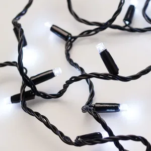 Светодиодная гирлянда ARD-STRING-CLASSIC-10000-BLACK-100LED-STD WHITE (230V, 7W) (Ardecoled, IP65, 1 год)