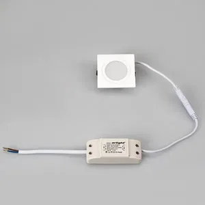 Светодиодный светильник LTM-S60x60WH-Frost 3W Day White 110deg (Arlight, IP40 Металл, 3 года)