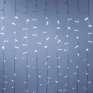 Светодиодная гирлянда ARD-CURTAIN-CLASSIC-2000x6000-CLEAR-1500LED-WATERFALL White (230V, 180W) (Ardecoled, IP65)