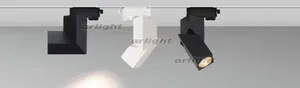 Светильник LGD-TWIST-TRACK-4TR-S60x60-12W Warm3000 (WH-BK, 30 deg) (Arlight, IP40 Металл, 3 года)