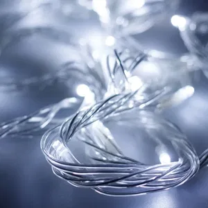 Светодиодная гирлянда ARD-STRING-HOME-10000-CLEAR-99LED-RUN WHITE (230V, 10.5W) (Ardecoled, IP20, 1 год)