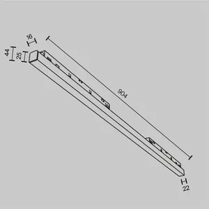 Трековый светильник Technical TR030-4-30WTW-DD2-B