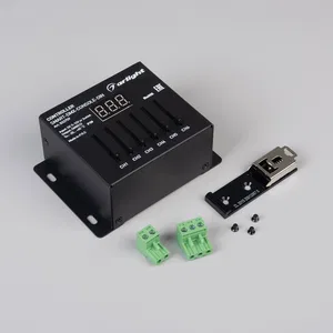 Контроллер SMART-DMX-CONSOLE-DIN (5-12V, 6CH, XLR3) (Arlight, IP20 Металл, 5 лет)