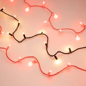 Светодиодная гирлянда ARD-STRING-CLASSIC-10000-RED-100LED-MILK-STD Red (230V, 7W) (Ardecoled, IP65, 1 год)