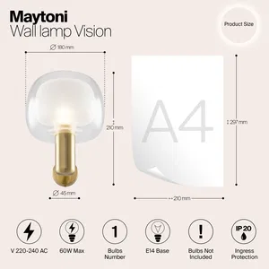 Настенный светильник (бра) Maytoni MOD411WL-01G