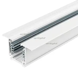 Трек встраиваемый LGD-4TR-TRACK-F-2000-WH-M (C) (Arlight, IP20 Металл, 3 года)