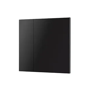 INTELLIGENT ARLIGHT Накладка панели KNX-23-2G-SUF Black (Backlightless) (IARL, IP20 Металл, 2 года)