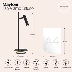 Настольный светильник Maytoni Z010TL-L8B3K