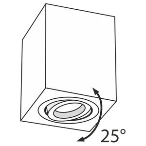 Потолочный светильник Technical C017CL-01W