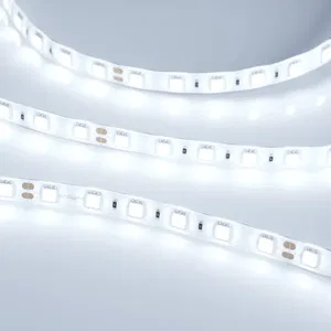 Лента RTW 2-5000SE 24V Cool 2x (5060, 300 LED, LUX) (Arlight, 14.4 Вт/м, IP65)