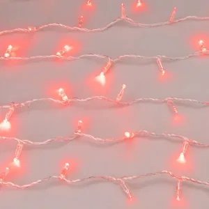Светодиодная гирлянда ARD-STRING-CLASSIC-1000-CLEAR-100LED-PULSE Red (230V, 7W) (Ardecoled, IP65, 1 год)