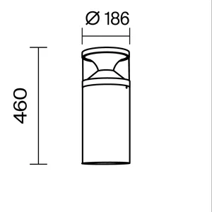 Ландшафтный светильник Outdoor O496FL-L21B3K1