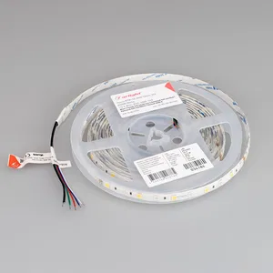 Лента RTW-SE-B60-10mm 24V RGBW-White (14.4 W/m, IP65, 5060, 5m) (Arlight, Открытый)