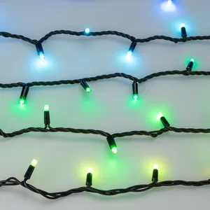 Светодиодная гирлянда ARD-STRING-PRO-10000-BLACK-95LED-LIVE RGBW-DMX (24V, 10W) (Ardecoled, IP65, 2 года)