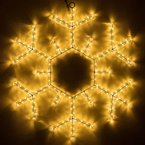 Фигура светодиодная ARD-SNOWFLAKE-M5-600x600-360LED Warm (230V, 20W) (Ardecoled, IP65, 1 год)
