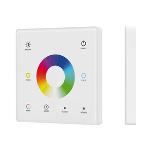 INTELLIGENT ARLIGHT Сенсорная панель SMART-RF-801-11-1G-2SC-RGB-MIX белый (3V, 2.4G) накладная (IARL, IP20 Пластик, 5 лет)
