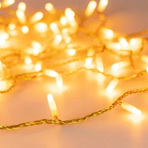 Светодиодная гирлянда ARD-STRING-CLASSIC-10000-YELLOW-100LED-MILK-STD Yellow (230V, 7W) (Ardecoled, IP65)