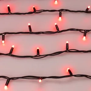 Светодиодная гирлянда ARD-STRING-PRO-10000-BLACK-100LED-MILK-LIVE RGB-DMX (24V, 10W) (Ardecoled, IP65, 2 года)