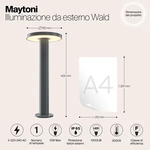 Ландшафтный светильник Outdoor O420FL-L12GF