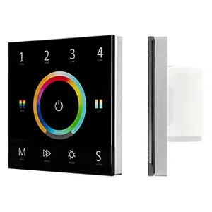 Панель Sens SMART-P67-MULTI Black (230V, 4 зоны, 2.4G) (Arlight, IP20 Пластик, 5 лет)