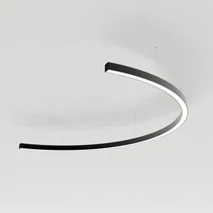 Светильник SP-LINE-HANG-ARC-C3535-D1500-61W Warm3000 (BLACK, 230V) (Arlight, Металл)